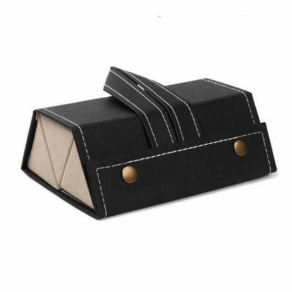Sky Madrid Portable Leather Eyewear Case