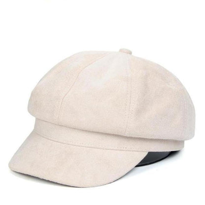 Saint Morris Suede Newsboy Hat