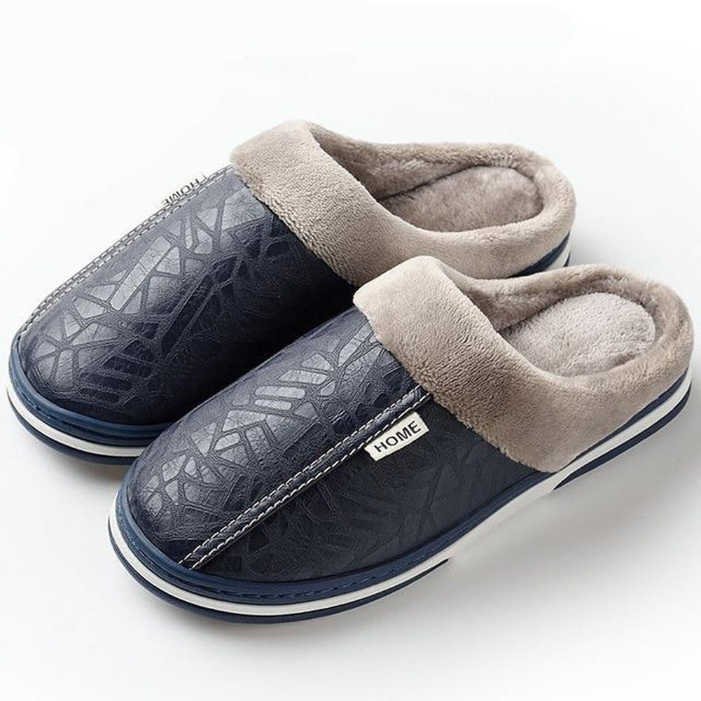 Waterproof Non-Slip Plush Slippers