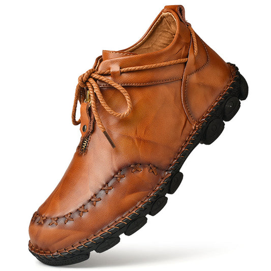 Sky Madrid Vintage Leather Ankle Boot