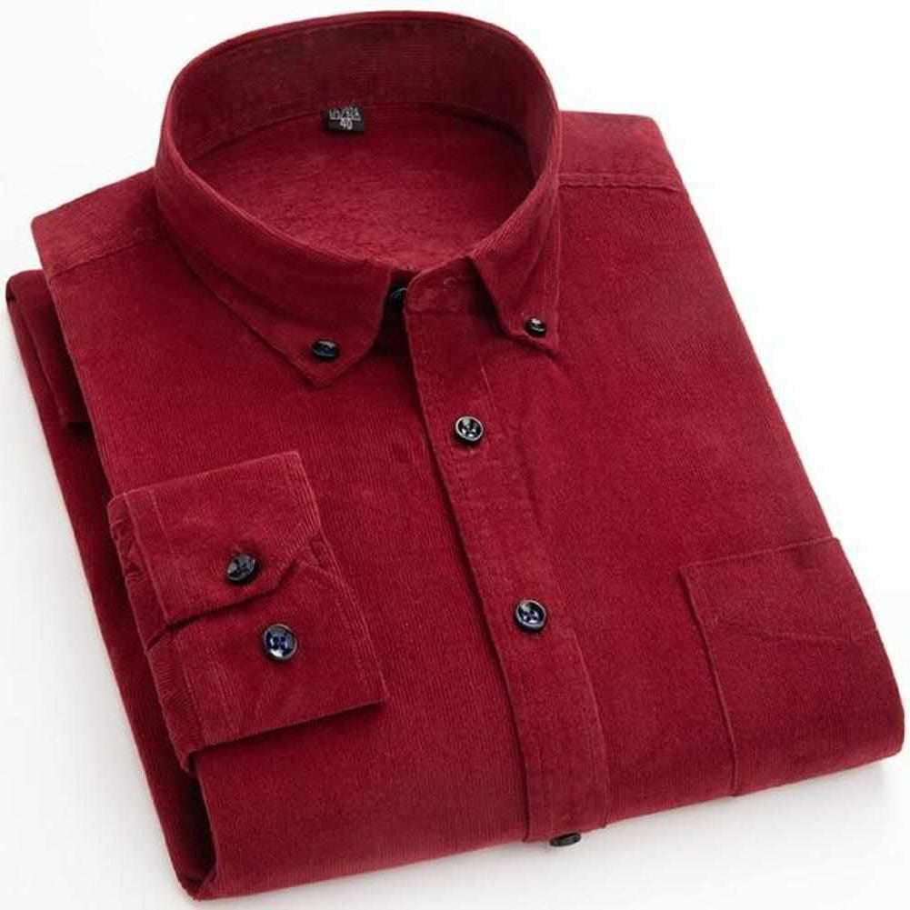 Sky Madrid Corduroy Button-Down Shirt