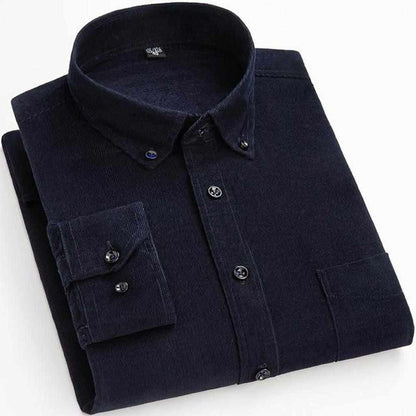 Sky Madrid Corduroy Button-Down Shirt