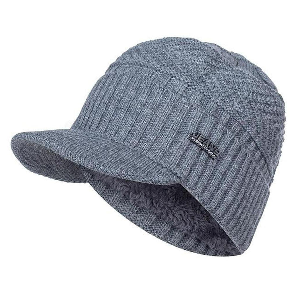Sky Madrid Fur Knitted Beanie