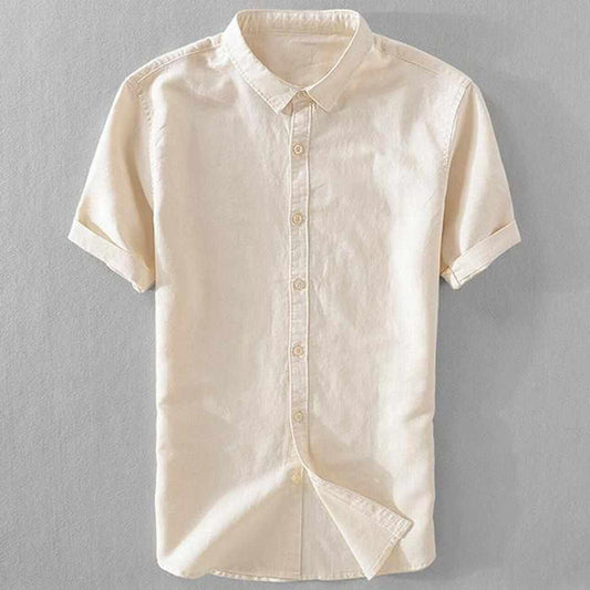 Sky Madrid Linen Short Sleeve Shirt