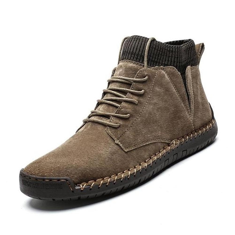 Sky Madrid Plush Lace-Up Boots