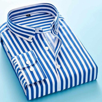 North Royal Executive Button-Down Striped Shirt