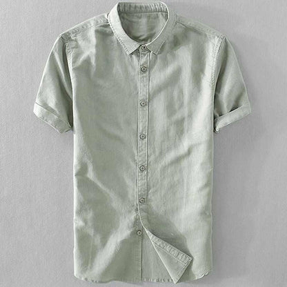 Sky Madrid Linen Short Sleeve Shirt