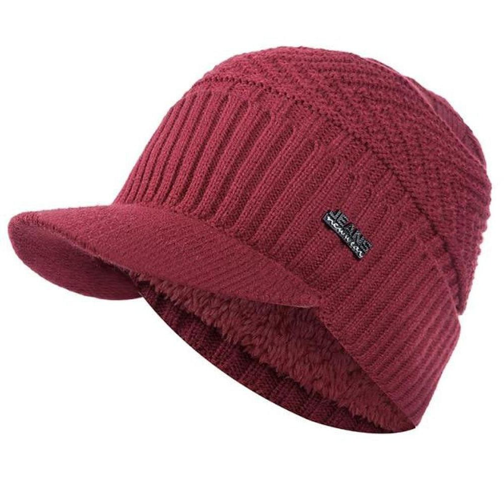 Sky Madrid Fur Knitted Beanie