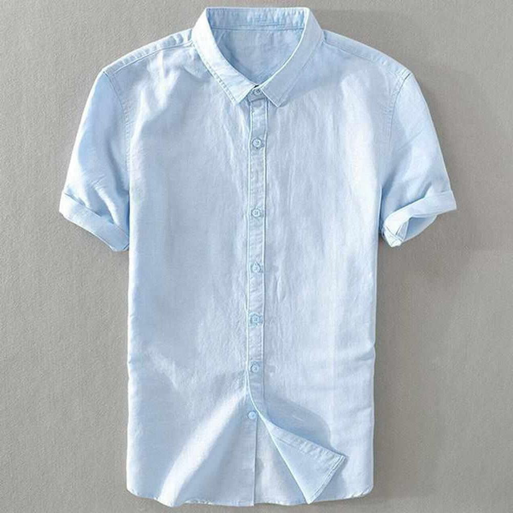 Sky Madrid Linen Short Sleeve Shirt