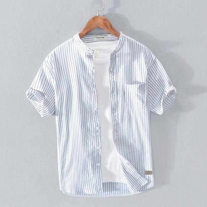 Saint Morris Striped Short Sleeve Shirt