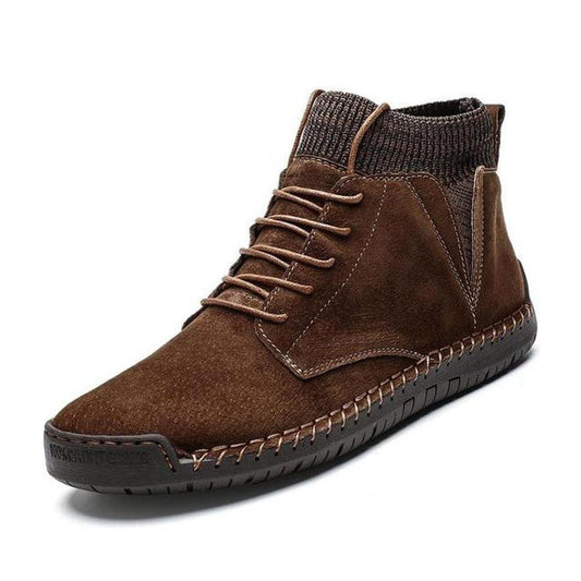 Sky Madrid Plush Lace-Up Boots