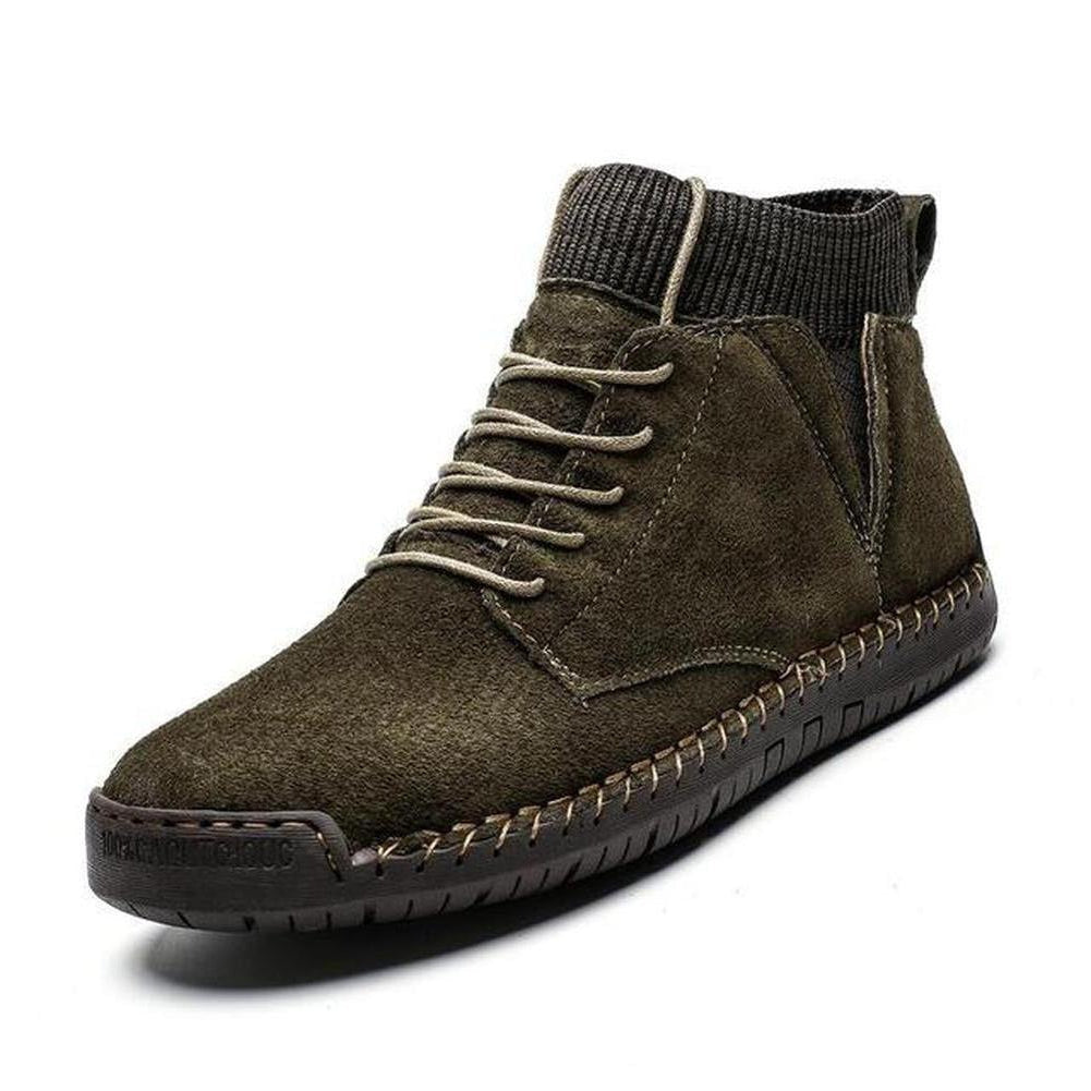 Sky Madrid Plush Lace-Up Boots
