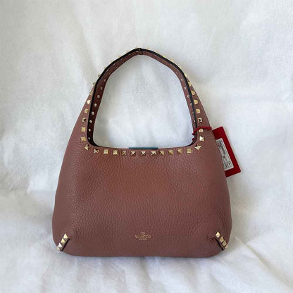 Valentino dusty pink rockstud shoulder bag