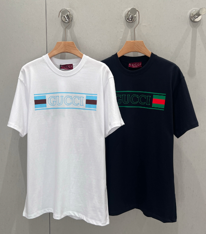 Gucci 25 Print Short Sleeve T-shirt Cotton