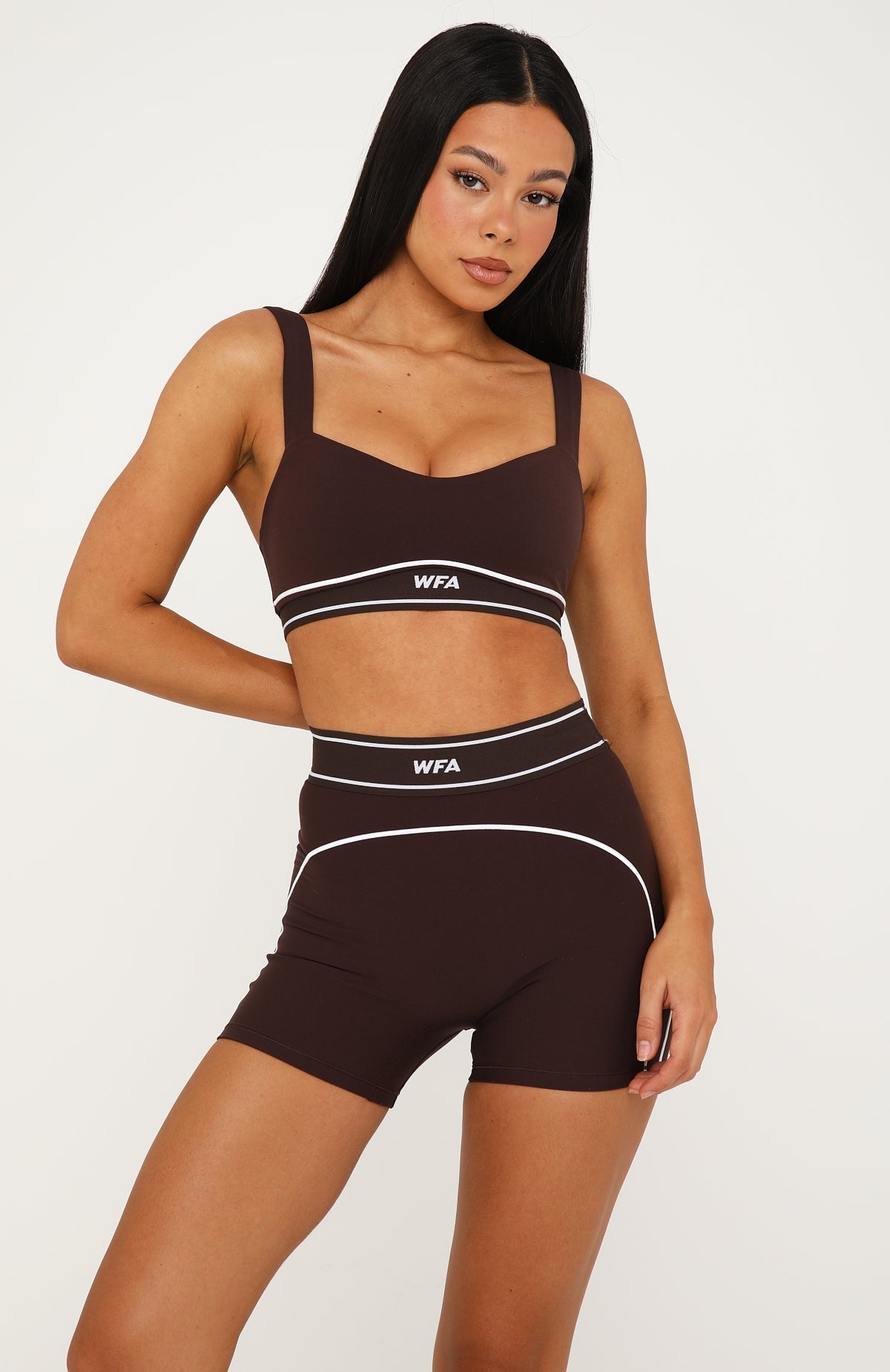 Adapt Bike Shorts 4 Dark Chocolate/White